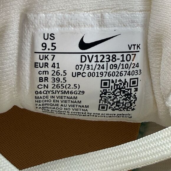 Nike Motiva Women's Walking Shoes (Sail/White/Copper Moon/Sail) Size 9.5 - Picture 8 of 8